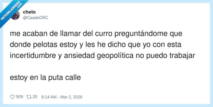 incertidumbre,geopol&iacute;tica,trabajar,ansiedad,iran