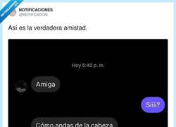 Enlace a La verdadera amistad es preguntarte si tienes espacio en la RAM antes de volcarte el drama, por @INOTIFICACION