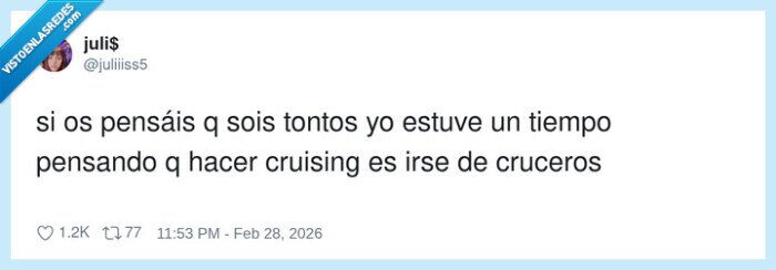 cruising,confusi&oacute;n,cruceros,malentendidos,sexo