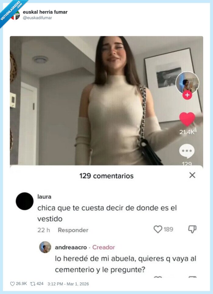 vestido,comentarios,tiktok,abuela,cementerio