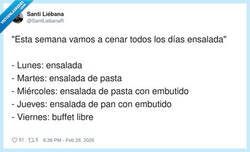 Enlace a Redefiniendo “ensalada” hasta llegar al buffet libre, por @SantiLiebanaR