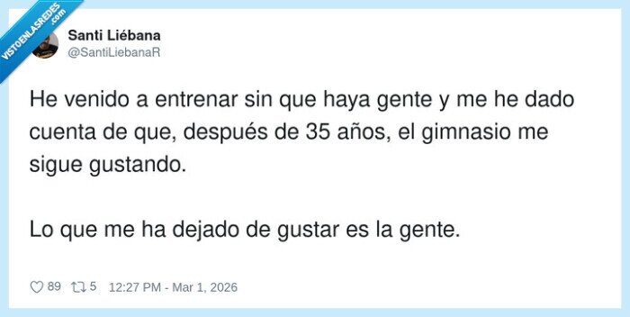 1717546 - Lo que sigo sin superar es la gente, por @SantiLiebanaR