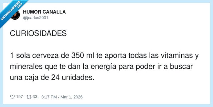 cerveza,vitaminas,supermercado,resaca,viernes