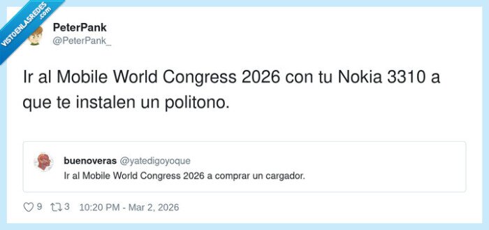MWC,Nokia3310,cargador,tecnolog&iacute;a,nostalgia