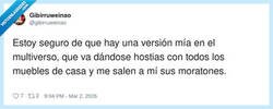 Enlace a En el multiverso hay un yo que no sabe vivir sin meterse con las esquinas, por @gibirruweinao