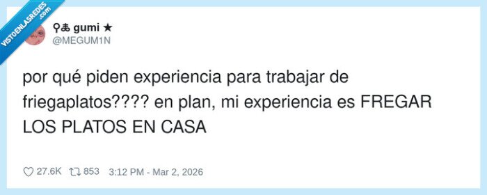 trabajo,experiencia,hosteler&iacute;a,friegaplatos,precario