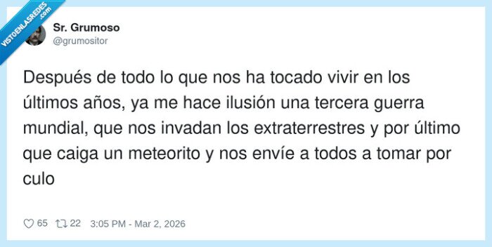 apocalipsis,catastrofes,meteorito,extraterrestres,actualidad