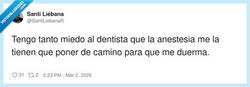 Enlace a Yo al dentista solo voy si me sedan en el Uber, por @SantiLiebanaR