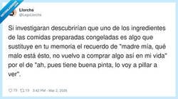 Enlace a Las comidas congeladas llevan un ingrediente secreto: borrarte el “qué asco” y dejarte solo el “tiene buena pinta”, por @LegoLlorchs