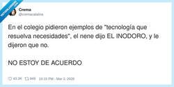 Enlace a ¿Cómo que el inodoro no resuelve necesidades? Si hasta las clasifica, por @cremacatalina