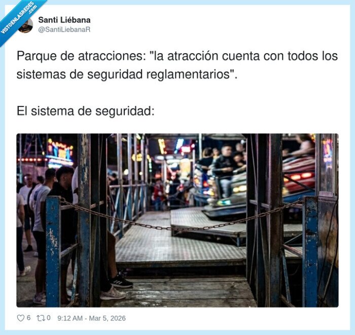 atracciones,seguridad,cadena,feria,riesgo