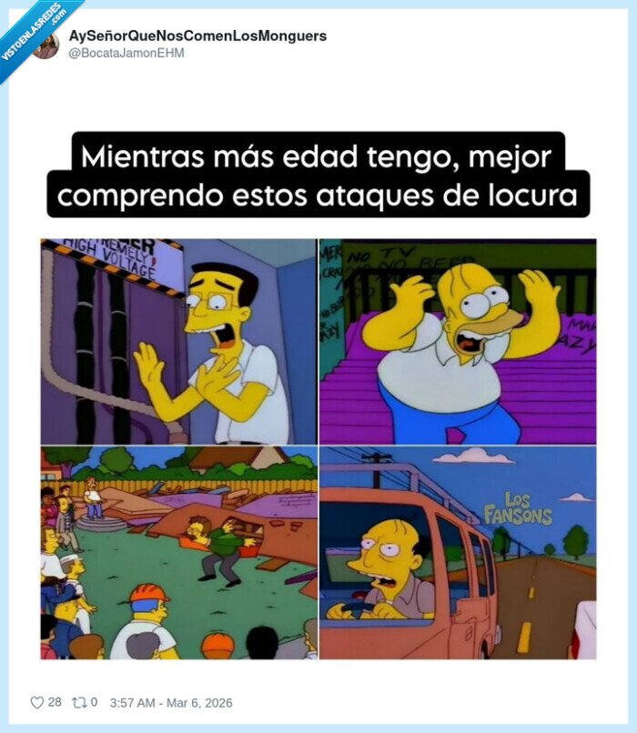 edad,locura,Simpsons,gritos,estr&eacute;s