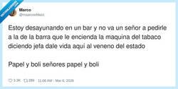 Enlace a El veneno del estado, frase histórica, por @maarcoofdezz