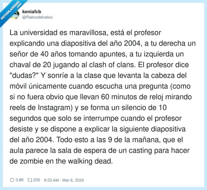 universidad,clase,m&oacute;viles,profesor,zombis