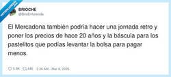Enlace a Cómo echo de menos los trucos de levantar la bolsa para pagar menos, por @BrioEnfurecida