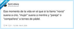 Enlace a Así que al final la presento como: “mi… la que sabe la contraseña del WiFi”, por @SantiLiebanaR