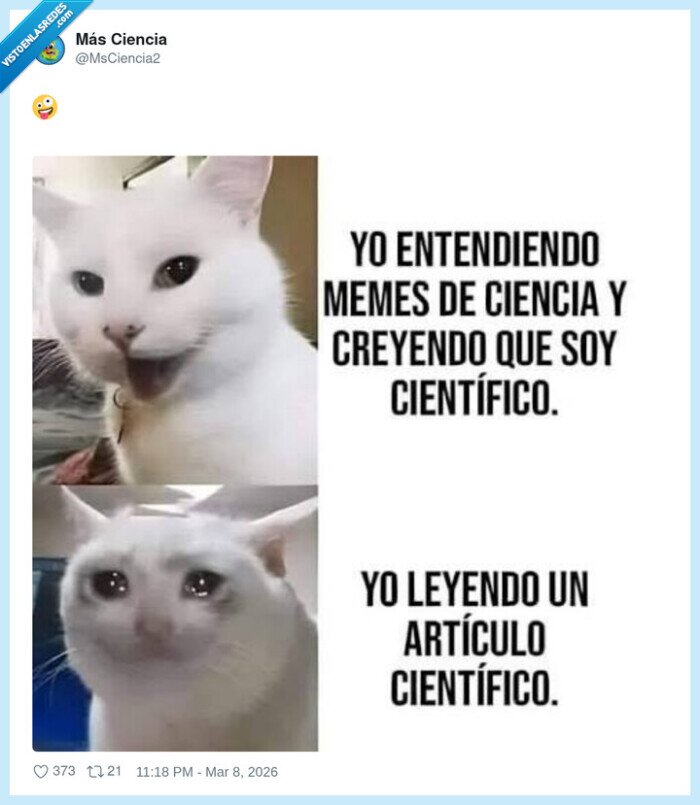 ciencia,memes,art&iacute;culo,paper,gatos