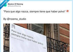 Enlace a Mi piso en reformas y mi vida sentimental, el mismo lema, por @MastersOfNaming
