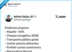 Enlace a Si ya vamos a prometer, que me incluyan el Uber gratis y el poni, gracias, por @mejoreszasca