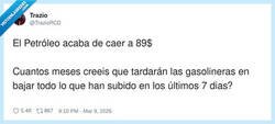 Enlace a En cuanto termine la combustión espontánea del capitalismo, te bajan 2 céntimos, por @TrazioRCD