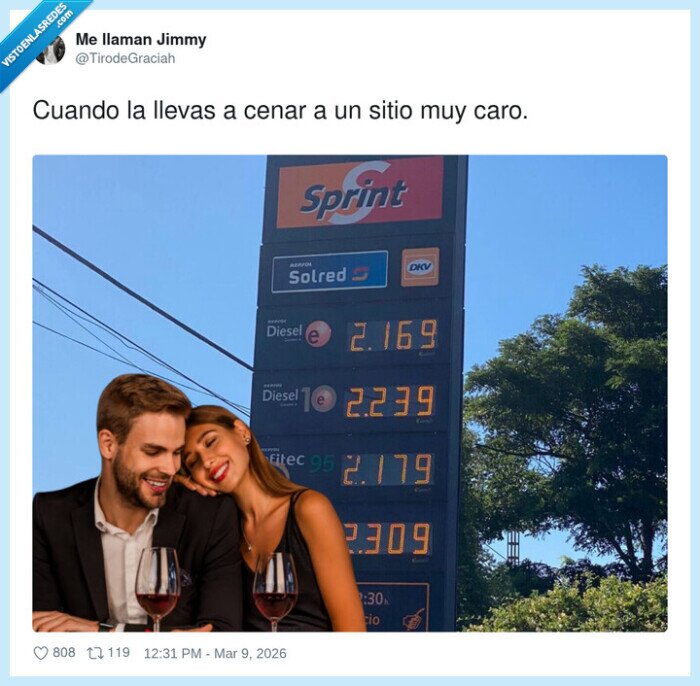 gasolina,precios,cena,pareja,inflacion