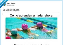Enlace a Te tiraban a la piscina y ya si eso aprendías en el aire, por @MsCiencia2