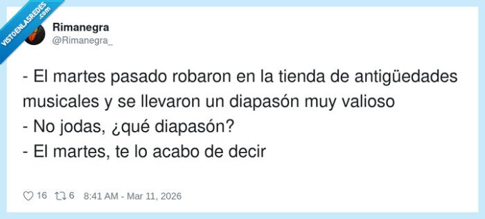 diapas&oacute;n,antig&uuml;edades,robo,malentendido,martes