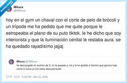Enlace a El chaval del trípode quería aura y le he dado normativa de interiorismo, por @XMihura