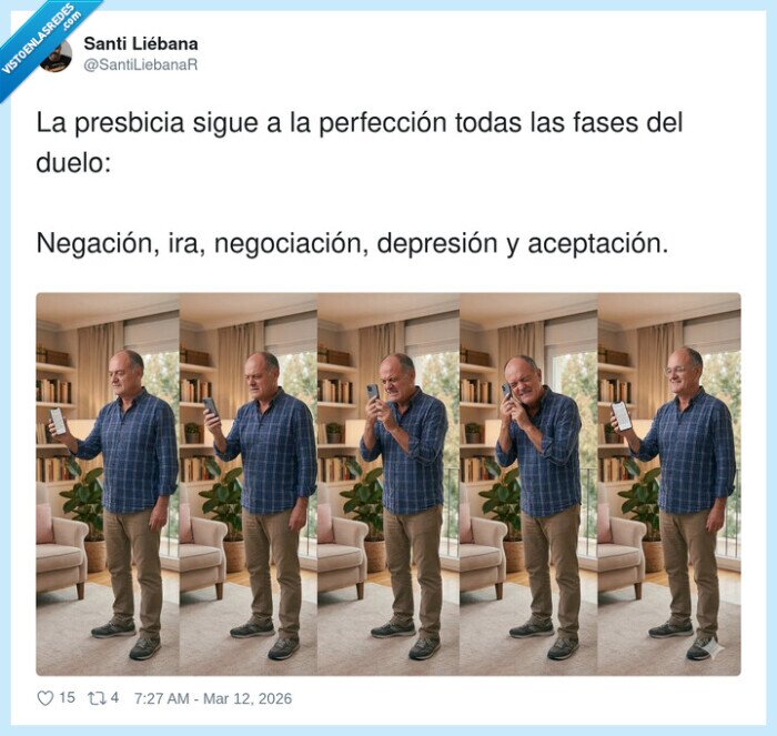 presbicia,gafas,movil,vista,duelo