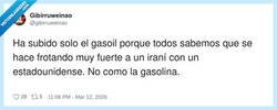 Enlace a Yo tampoco entiendo lo de la diferencia gasoil-gasolina, por @gibirruweinao