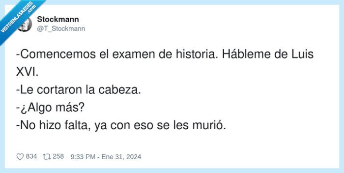 historia,examen,revoluci&oacute;n,guillotina,aula