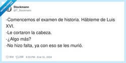 Enlace a Con esa respuesta en la Revolución Francesa te convalidan historia, por @T_Stockmann