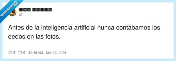 1719721 - La IA nos ha devuelto un hobby: contar dedos y desconfiar de todo