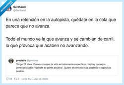Enlace a Yo soy más de lanzarme a todo carril que se mueve, por @Serthand
