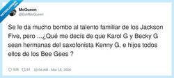 Enlace a Yo intentando entender el árbol genealógico de los cantantes: parece una sopa de letras, por @EstifMcQueen