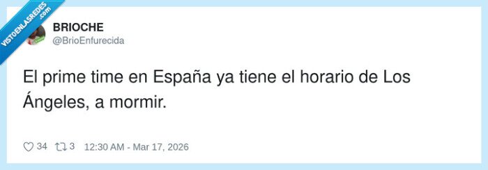 primetime,televisi&oacute;n,horarios,sue&ntilde;o,Espa&ntilde;a