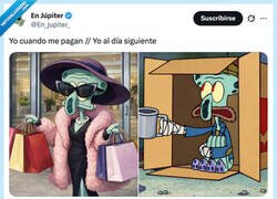 Enlace a Cobro el viernes y el sábado ya estoy en modo “¿te sobra un eurillo?”, por @En_jupiter_