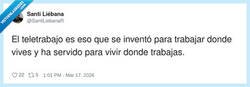 Enlace a El teletrabajo: inventado para currar en casa y usado para vivir a dos horas de la oficina, por @SantiLiebanaR
