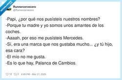 Enlace a A Mercedes la llamáis por su nombre y a mí por mi función, muy bien, por @Runnercervecero