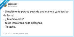 Enlace a En España el centro no existe: o eres de los míos o eres sospechoso, por @chemapizca
