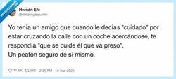 Enlace a Yo cruzo con la seguridad de que la culpa es del coche, por @detacoydepuntin