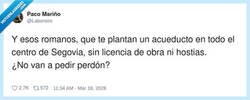 Enlace a Los romanos: haciendo obras en el centro sin licencia y encima ni un “disculpad las molestias”, por @Laboreiro