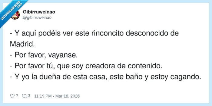 Madrid,ba&ntilde;o,influencers,turismo,privacidad