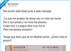 Enlace a Madrid centro: café con leche y una pequeña hipoteca a corto plazo, por @soycamarero