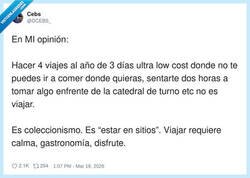 Enlace a No viajo, hago check-in: 48 horas, 12 fotos y un bocata en una esquina, por @DCEBS_