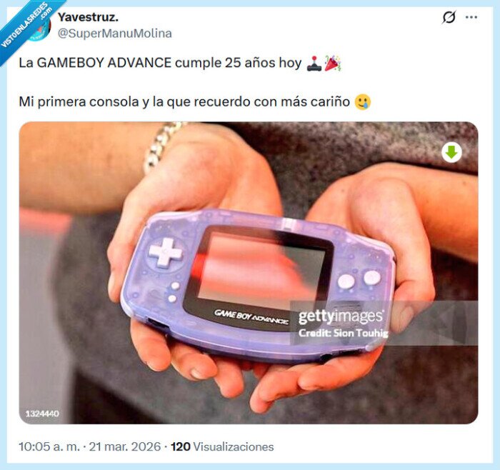 game boy advance,aniversario,25 a&ntilde;os