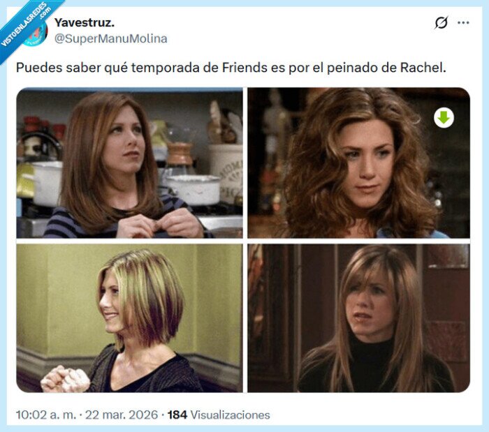 rachel,friends,temporada,peinado
