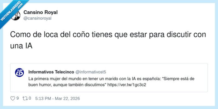 inteligenciaartificial,pareja,discusion,tecnologia,noticias