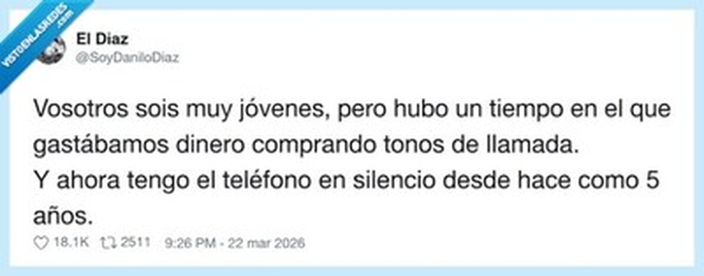 VEF > Visto en las Redes > Antes pagaba por ringtones y ahora el móvil ...
