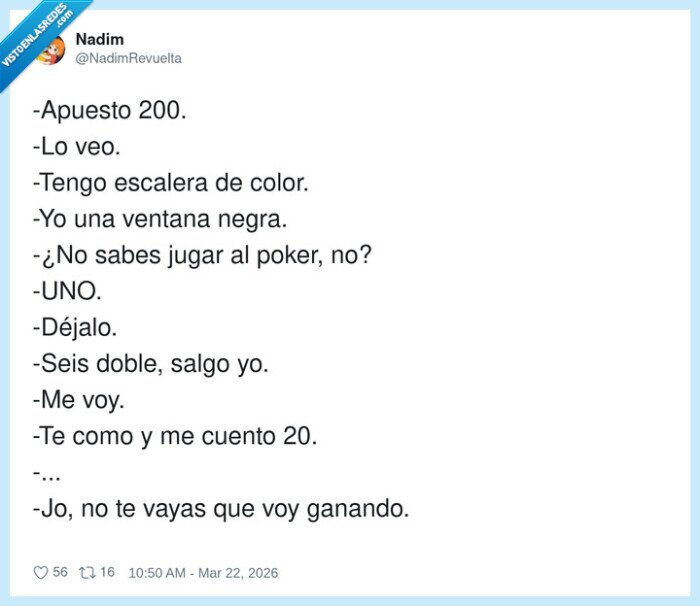 1721494 - Cuando te inventas las reglas hasta que vas ganando, por @NadimRevuelta